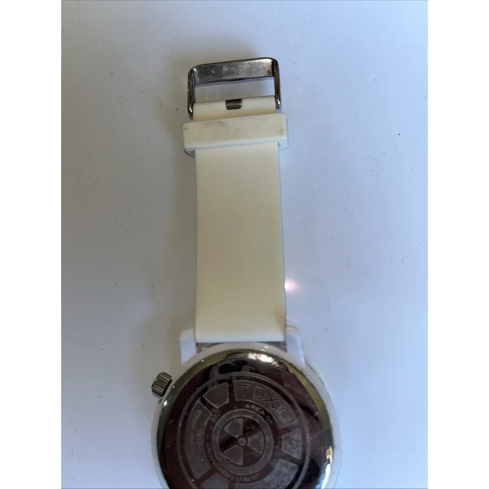 TOXIC‎ AREA 51 Oversized Watch White And Teal 53mm 10¼
